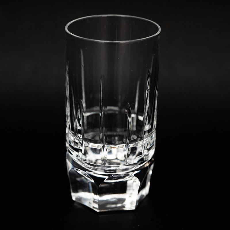 Wholesale Unique High Quality Lead Free Crystal Stemless Cutting Shot Glass T205-B